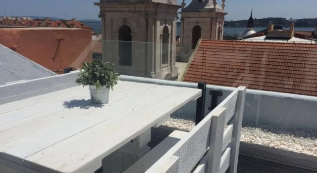 Апартаменты A Terrace on a Topfloor with a View