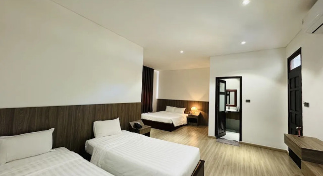 Семейный номер Deluxe с балконом и с видом на сад Dat Lanh Beach Resort