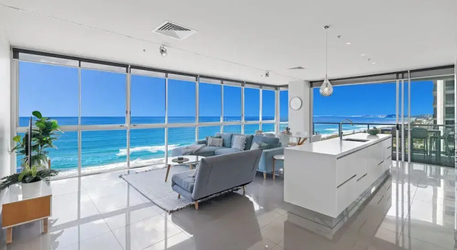Люкс с 2 комнатами с балконом и с видом на океан ULTIQA Air On Broadbeach