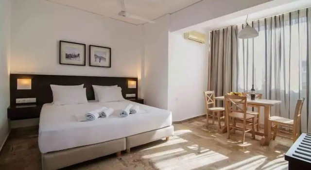 Апартаменты Superior c 1 комнатой с балконом Polydoros Hotel Apartments