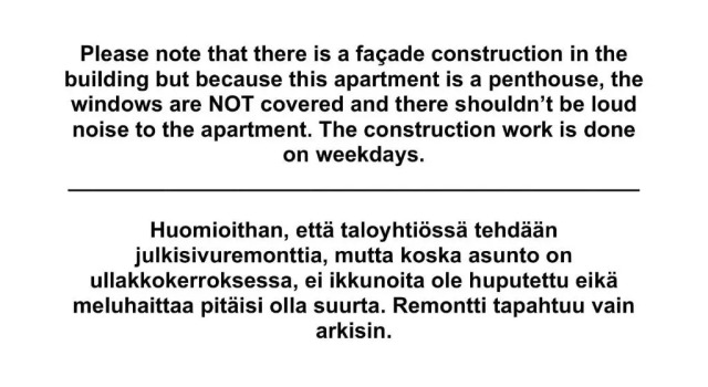 Студия Superior 2ndhomes Ullanlinna Penthouse 4