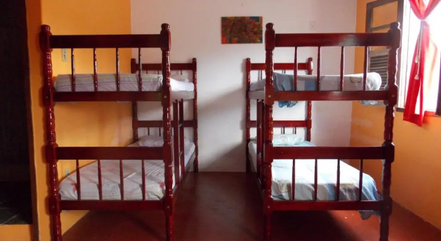 Кровать в общем номере Macondo Hostel