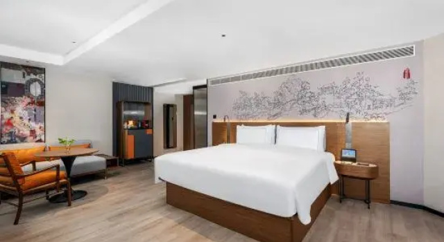 Двухместный номер Deluxe UrCove by Hyatt Suzhou Shantang Street