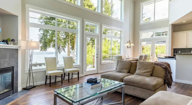 Panoramic Saratoga Passage Views Elegant Whidbey Home by Avantstay