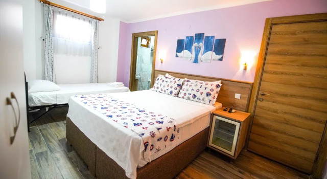 Трёхместный номер Economy Цокольный этаж Bozcaada Vitis Hotel