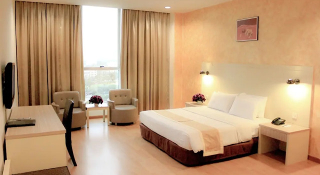 Luksusowy dwuosobowy pokój i balkonem Kingston Hotel 15 @ Ipoh