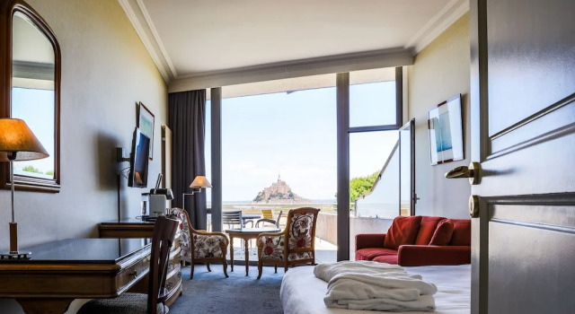 Номер Standard с балконом и с видом на горы Le Relais Saint Michel