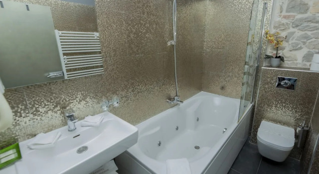 Luxo Casal quarto com vista parcial de mar A Heritage Hotel Split