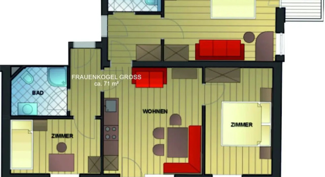 Апартаменты с балконом Appartement-Pension Kendlbacher