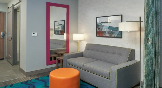 Люкс с видом на город Home2 Suites By Hilton Pompano Beach Pier, Fl
