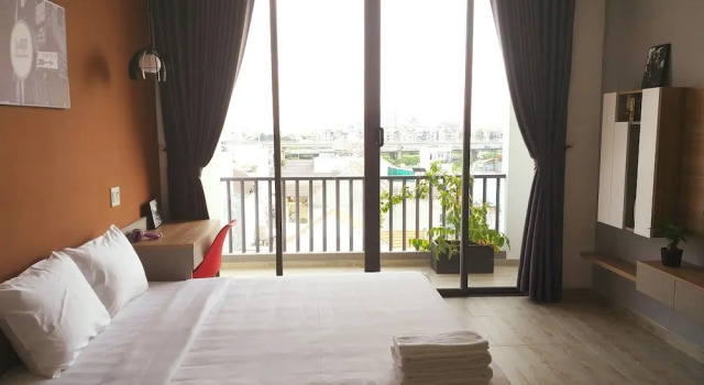 Студия с балконом Karta Riverview Apartment