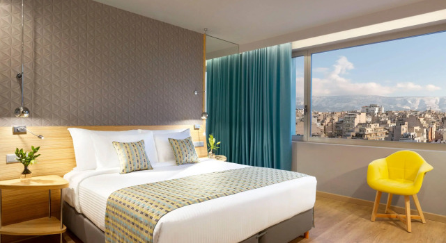 Двухместный номер acropolis view Executive Отель Zeus Wyndham Grand Athens