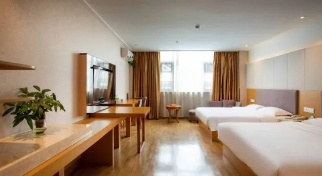 Номер Deluxe GreenTree Inn Jiangsu Wuxi Jiangyin Yunting Changshan Avenue ChenGYAng Road Business Hotel