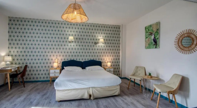 Четырёхместный номер Standard Hôtel Restaurant Plaisance