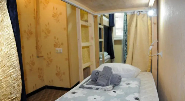 Кровать в общем номере Hostel Artanor