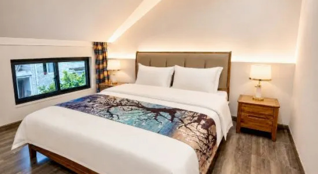 Кровать в общем номере (женский номер) Hangzhou Xihu Scenic Area Hong'er Farm stay