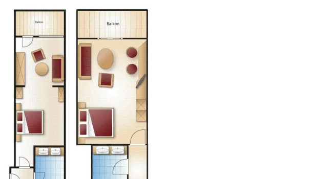 Двухместный номер Standard с балконом Parkhotel Burgmühle