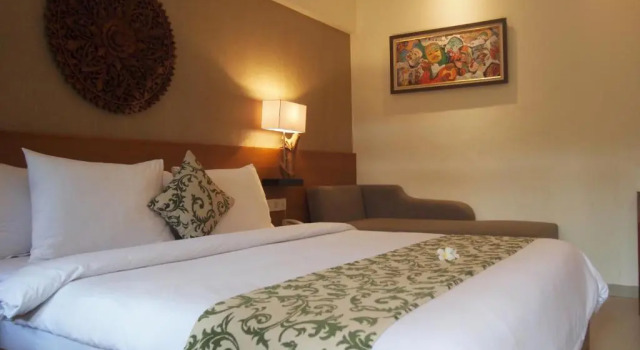 Номер Premium с балконом и с красивым видом из окна Yulia Village Inn Ubud