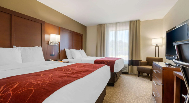 Четырёхместный номер Standard Comfort Inn & Suites Macon West