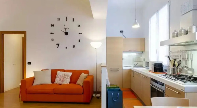 Двухместные апартаменты с балконом JOIVY Elegant Flat near Seaside
