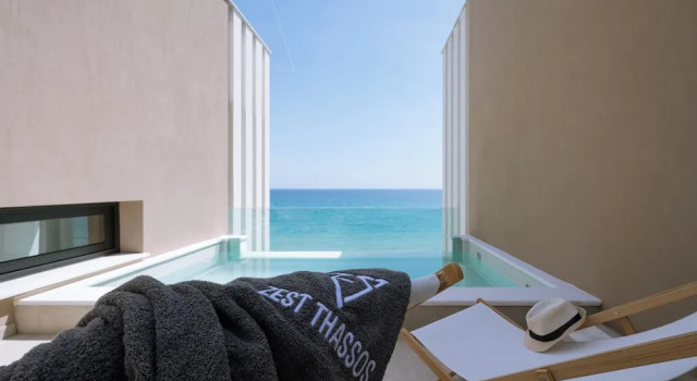 Семейный номер Standard Дуплекс с видом на море ZEST THASSOS LUXURY RETREAT