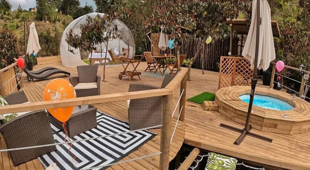 Supérieure chambre BubbleSky Glamping