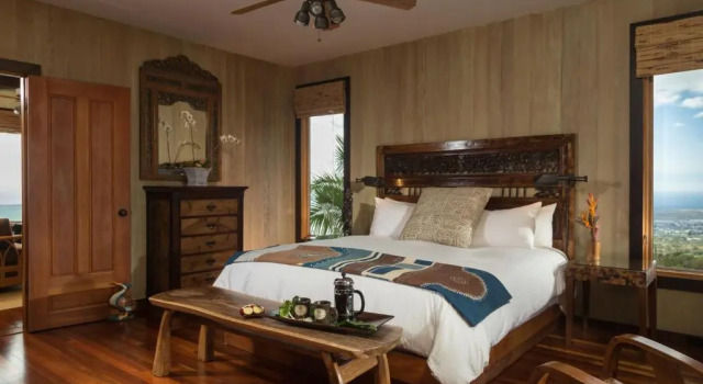 Люкс с видом на океан Holualoa Inn