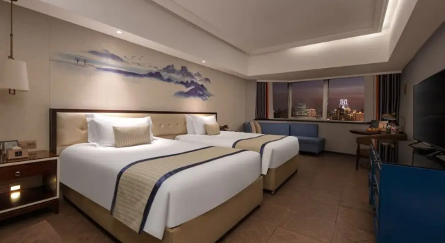 Двухместный номер Business MEHOOD LESTIE Hotel (Shanghai Xujiahui Wukang Road)