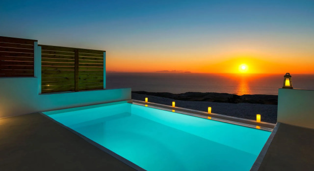 Люкс с видом на море Siete Mares Luxury Suites