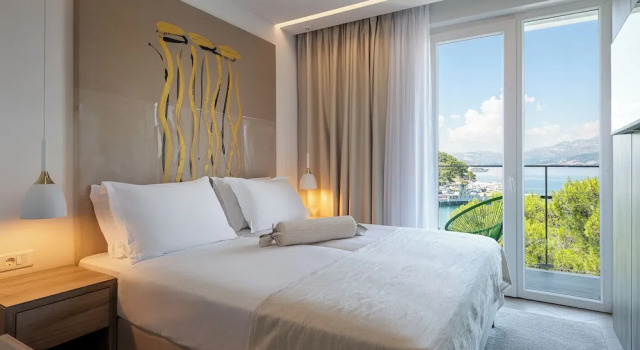 Номер Standard с балконом и с частичным видом на море Hotel Cavtat