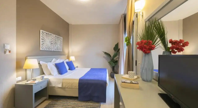 Двухместный номер Standard с видом на бассейн Nimfi Hotel