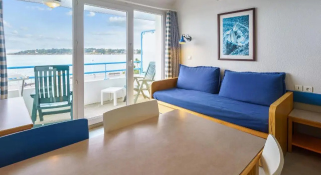 Апартаменты Дуплекс c 1 комнатой с балконом и с видом на море Résidence Pierre & Vacances la Corniche de la Plage