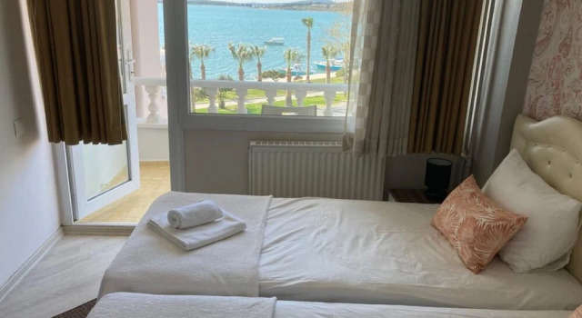 Трёхместный номер Standard с балконом и с видом на море Senar Naz Otel
