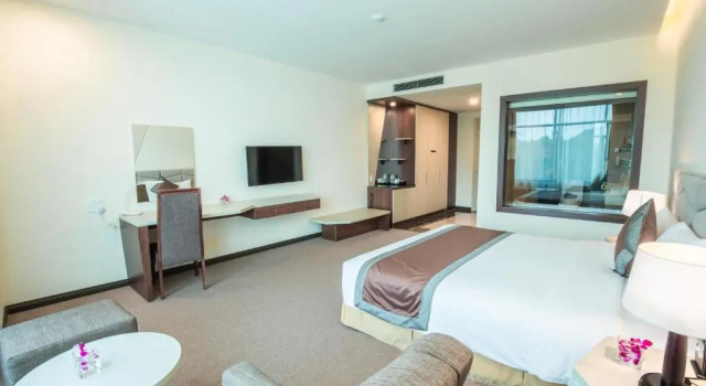 Двухместный номер Deluxe Muong Thanh Luxury Dien Lam Hotel