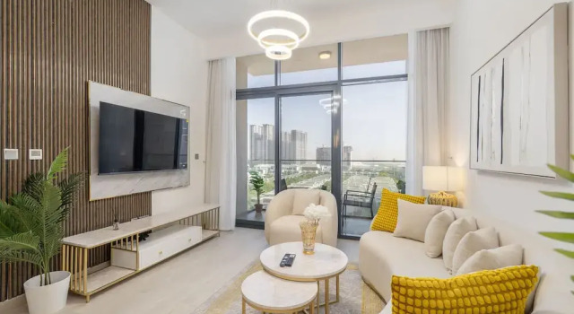 Апартаменты Eye-catching 1 Bedroom in Azizi Riviera