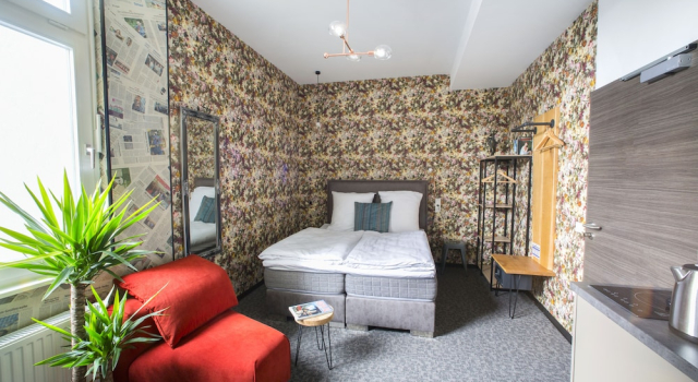 Двухместная студия aappartel APARTHOTEL Herford