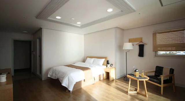 Двухместный номер Deluxe с балконом и с видом на море Hotel Aroha