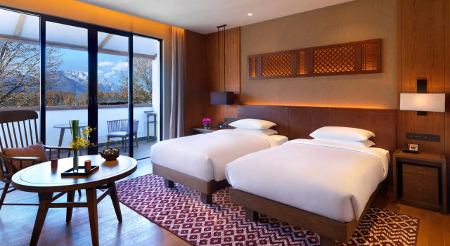 Двухместный номер Standard с видом на горы Jinmao Purelax Lijiang, The Unbound Collection By HYATT