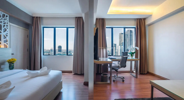 Кровать в общем номере Crystal Crown Hotel Petaling Jaya