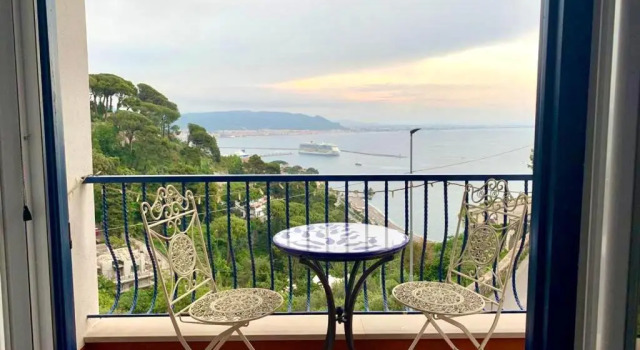 Семейный люкс с балконом Residence Villa Giordano sea view Amalfi Coast