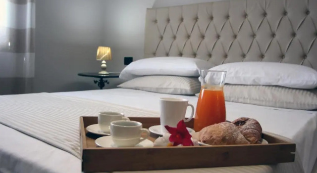 Четырёхместный номер Standard с видом на сад Atrium Pompei