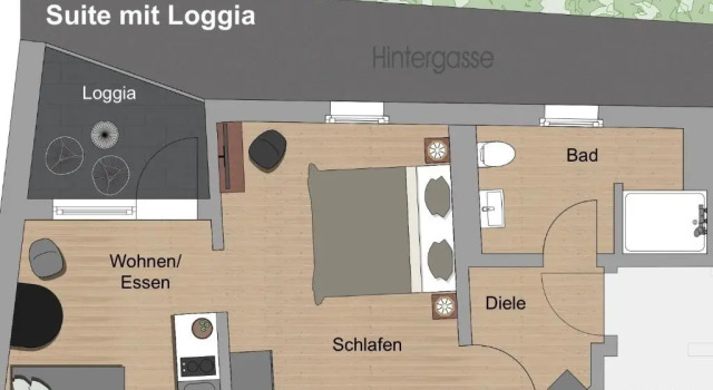 Люкс Rhein-Suites Boppard