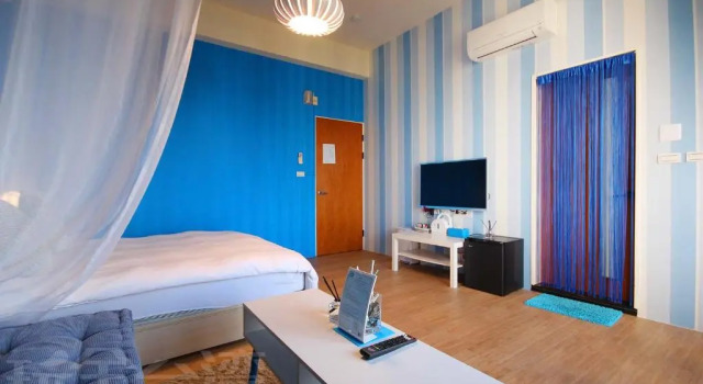Deluxe double chambre avec balcon Cat Walk貓步民宿