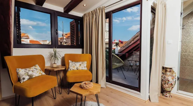 Номер Deluxe с балконом и с видом на город Villa Trogir Stars