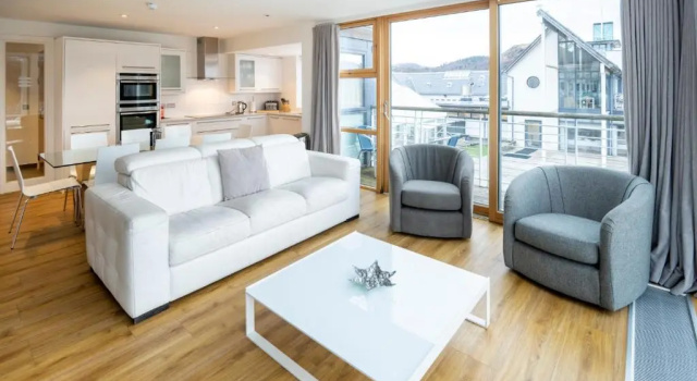 Апартаменты Luxury с 3 комнатами Portavadie Loch Fyne Scotland