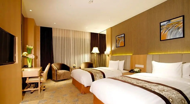 Двухместный номер Deluxe Crowne Plaza Shanghai Noah Square by IHG