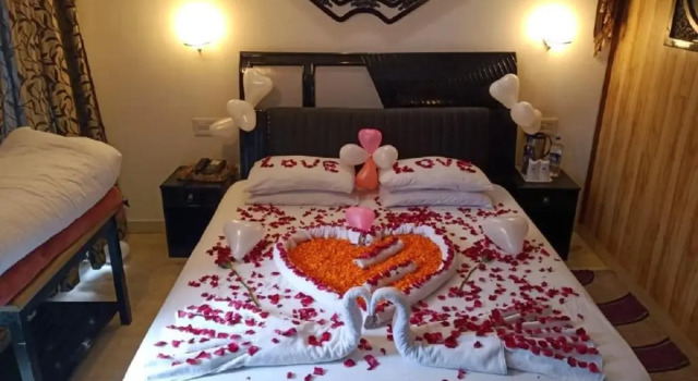 Номер Deluxe с балконом и с красивым видом из окна Hotel Le Grand