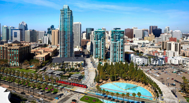 Четырёхместный номер с видом на город Marriott Marquis San Diego Marina
