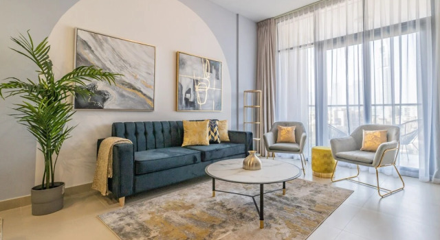 Monty - Super Chic Apartment With Views on Burj Khalifa, Забронировать Апартаменты/квартира Даунтаун Дубай , рядом с Дубайский аквариум