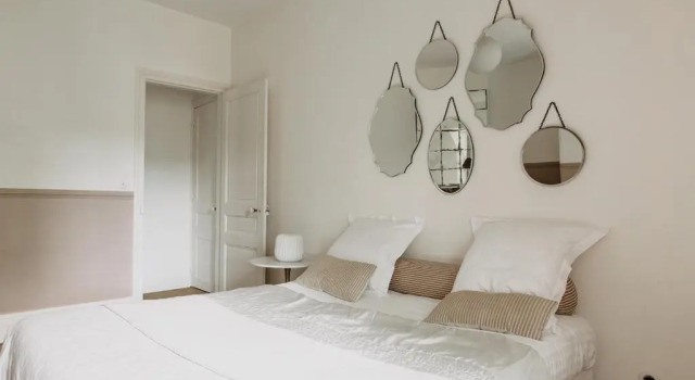Люкс с видом на сад La Dime de Giverny - Chambres dhôtes-Spa-Restaurant